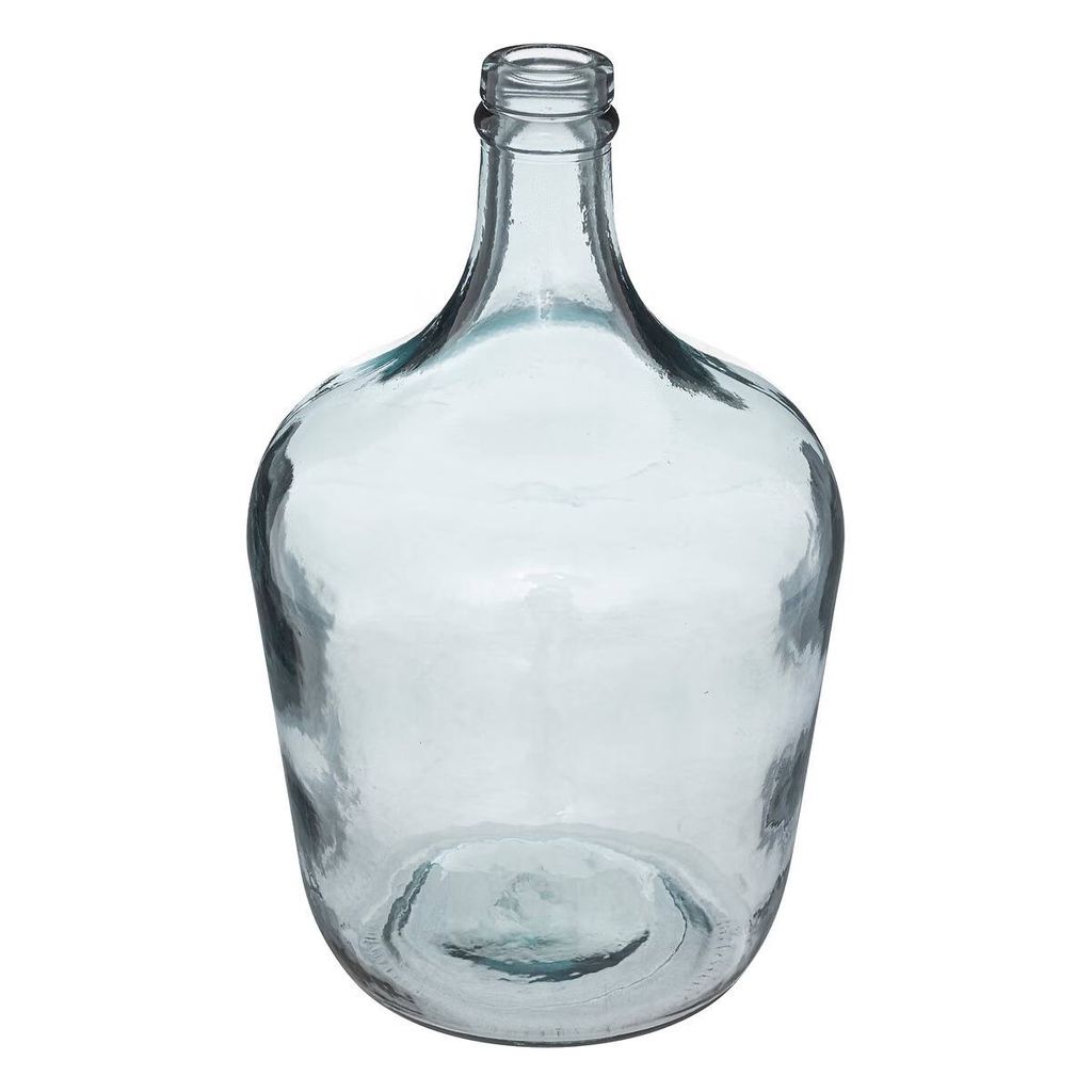 Üveg váza 30 cm, világos kék átlátszó üveg - TOSCANE - Butopêa